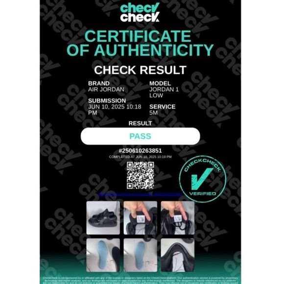 Air Jordan 1 Low SE 'Black Croc' Basketball Sneakers HJ7743-010 Women's 11 - Picture 12 of 13